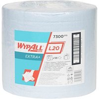 WYPALL Putztuchrolle L20 EXTRA+ 2-lagig blau, 500 Blätter von WYPALL