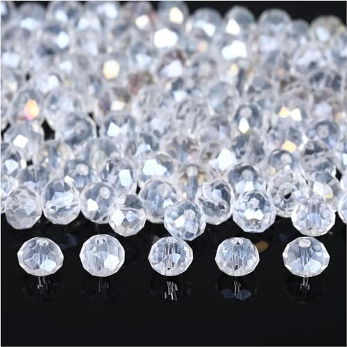 WYRGQIQN Exklusives Glasperlen Set 100Pcs Süßwasserperlen zum Auffädeln, Schwarze Perlen, Aqua Beads und Miyuki Perlen Ideal für Armbänder, Rocailles und DIY Schmuckherstellung von WYRGQIQN