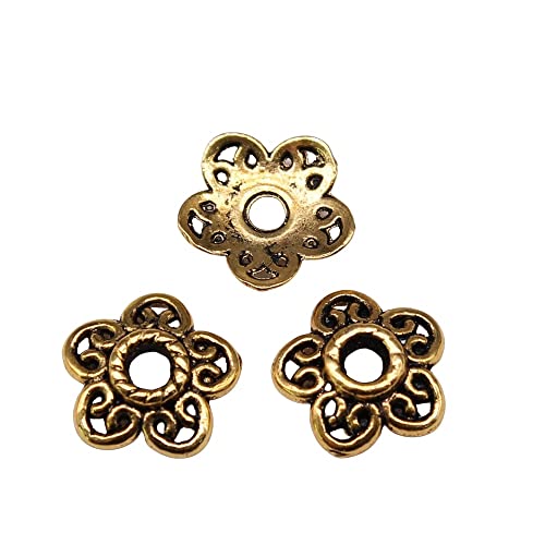 50 Stücke 11x11x3mm Antike Goldfarbe Perlenkappen Accessoires Schmuck Anhänger Schmuckherstellung Bastelmaterialien 50 Stücke 11x11x3mm Antike Goldfarbe Perlenkappen Accessoires Schmuck Anhänger Schmuckherstellung Bastelmaterialien von WYSIWYG