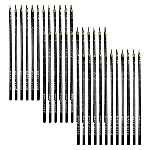 36 Stk Schwarz-Gold Geburtstagskerzen, Lange Bleistift-Kuchenkerzen, Elegante Hochzeitskerzen, Party-Deko Paraffinwachs, Schwarz-Gold Punkt Kerzen, Lange schlanke Kuchenkerzen für Deko 36 Stk Schwarz-Gold Geburtstagskerzen, Lange Bleistift-Kuchenkerzen, Elegante Hochzeitskerzen, Party-Deko Paraffinwachs, Schwarz-Gold Punkt Kerzen, Lange schlanke Kuchenkerzen für Deko von WYTNB