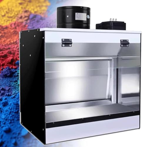 Airbrush-Kabine, Airbrush-Sprühkabine mit Wasserfall und Wasservorhang, Abluftsystem, LED-Beleuchtung, Airbrush-beleuchtete Hobby-Sprühkabine für Modellkuchen, Nagelkunst, Keramik (40 x 50 x 40 cm) Airbrush-Kabine, Airbrush-Sprühkabine mit Wasserfall und Wasservorhang, Abluftsystem, LED-Beleuchtung, Airbrush-beleuchtete Hobby-Sprühkabine für Modellkuchen, Nagelkunst, Keramik (40 x 50 x 40 cm) von WYWY