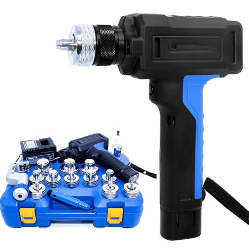 WYWY Elektrischer Rohr-Expander Kit - Automatischer Kupferrohr-Expander mit Cutter & Entgratwerkzeug, 3/8 bis 1-5/8 Zoll Flare Expander für HVAC-Klimaanlageninstallation WYWY Elektrischer Rohr-Expander Kit - Automatischer Kupferrohr-Expander mit Cutter & Entgratwerkzeug, 3/8 bis 1-5/8 Zoll Flare Expander für HVAC-Klimaanlageninstallation von WYWY