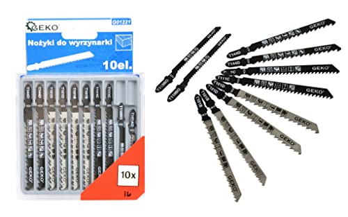10 Stück Stichsägenblätter 5 Typen Stichsägeblatt Holz Set 10 Stück Stichsägenblätter 5 Typen Stichsägeblatt Holz Set von WZ-Gatze