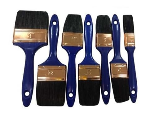 7 TLG. Malerpinsel, Lackierpinsel, Lasurpinsel, Pinsel Set Flachpinsel Satz Naturborsten Mix 7 TLG. Malerpinsel, Lackierpinsel, Lasurpinsel, Pinsel Set Flachpinsel Satz Naturborsten Mix von WZ-Gatze