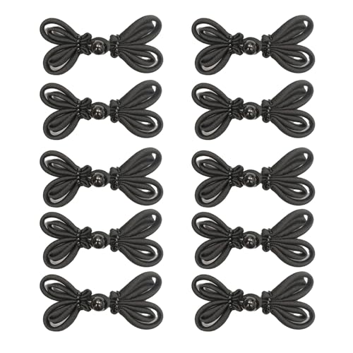 10 PCs Chinesische Knotenknöpfe Handgefertigt Chinesische Verschlussknöpfe Traditionelle Nähknöpfe Für Cheongsam Schalpullover 10 PCs Chinesische Knotenknöpfe Handgefertigt Chinesische Verschlussknöpfe Traditionelle Nähknöpfe Für Cheongsam Schalpullover von WZBHCZLJ
