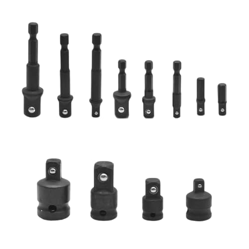 12 Pcs Stahl Sockel Adapter Set Auswirkungen Vorbereitete Bohrbitbitverlängerungshandbuch Reparatur Für Effiziente Verwendung In Mehreren Szenarien von WZBHCZLJ
