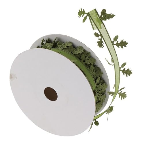 21 Yards Blätter Ribbon 40 Mm Breites Weihnachtsdekorationsbänder Für Weihnachtskranzherstellung Hochzeitsdekoration Verpackung 21 Yards Blätter Ribbon 40 Mm Breites Weihnachtsdekorationsbänder Für Weihnachtskranzherstellung Hochzeitsdekoration Verpackung von WZBHCZLJ
