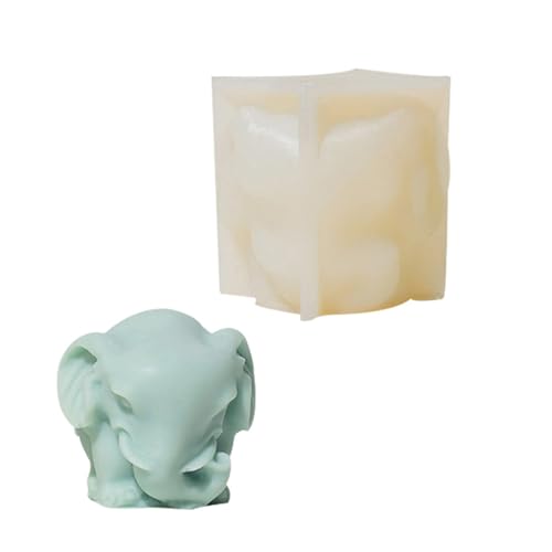 Elefantenstatue Silikonformen Für Epoxidharz Handgefertigte Kerzenseife 3d Fondant Silikonformen Für Kuchenbacken von WZBHCZLJ