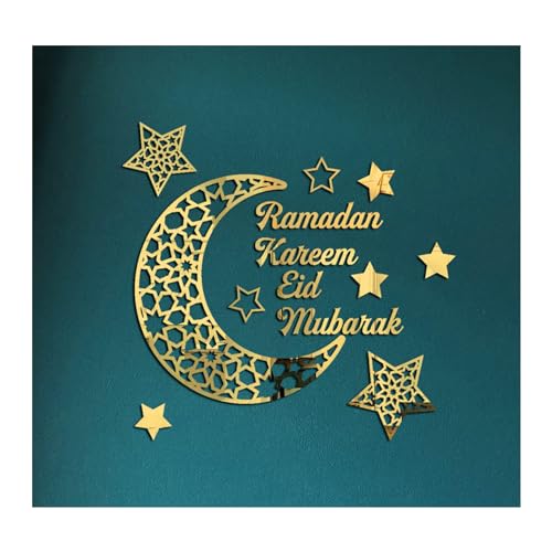 WZERHO Ramazan Deko Ramadan Deko Set,Papierdrachen Ramadan Dekoration,Hosgeldin Ramazan Dekor,Ramadan Mubarak Dekoration,Eid Mubarak Dekoration,Ramadan Sticker,Ramadan Kareem von WZERHO