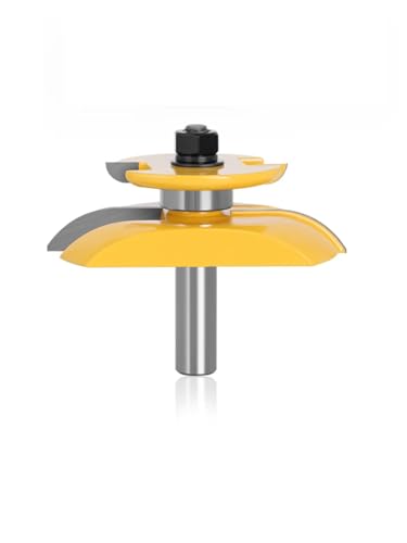 WZFC 1pc Raised Panel Router Bit With Backcutter Cove 3-1/4 Tenon Bit Woodworking Milling Cutter For Wood,12,7 Mm Schaft WZFC 1pc Raised Panel Router Bit With Backcutter Cove 3-1/4 Tenon Bit Woodworking Milling Cutter For Wood,12,7 Mm Schaft von WZFC