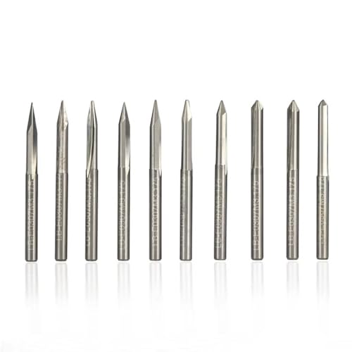 WZFC 2 Flöten -V -Form -Gravurbits Für Hartholzwerkzeuge 3.175 Mm Schaftkarbid Gerade V Schneidmahlen, 10pc 90x0.2mm WZFC 2 Flöten -V -Form -Gravurbits Für Hartholzwerkzeuge 3.175 Mm Schaftkarbid Gerade V Schneidmahlen, 10pc 90x0.2mm von WZFC
