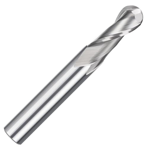 WZFC 2-schneidiger Kugelfräser, CNC-Fräser, Hartmetall-Schaftfräser, Spiralfräser Für Die Holzbearbeitung,10x45x100mm WZFC 2-schneidiger Kugelfräser, CNC-Fräser, Hartmetall-Schaftfräser, Spiralfräser Für Die Holzbearbeitung,10x45x100mm von WZFC