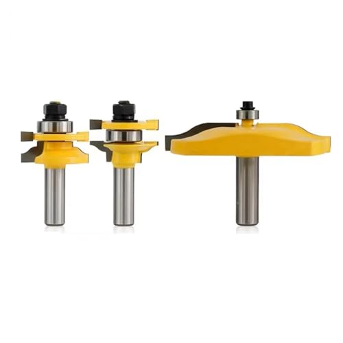 WZFC 3pcs Ogee Rail Und Stile Router Bits 1/2 '' Shank Matching Standard Ogee Tür Holzbearbeitungsschneider WZFC 3pcs Ogee Rail Und Stile Router Bits 1/2 '' Shank Matching Standard Ogee Tür Holzbearbeitungsschneider von WZFC