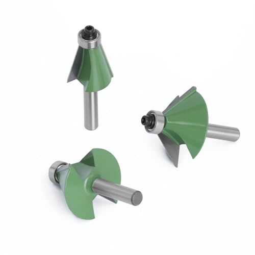 WZFC 3pcs Set 8mm Shank Chamfer Router Bits 15 22.5 30 Degree Milling Cutter For Wood Woodorking Bit Machine Tools WZFC 3pcs Set 8mm Shank Chamfer Router Bits 15 22.5 30 Degree Milling Cutter For Wood Woodorking Bit Machine Tools von WZFC