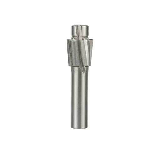 WZFC 4 Flötenfräsenschneider HSS Counterbore End Mill Pilot Slotting Tool Countersink End Mills CNC,10.3x17.5x12x8x18x74 von WZFC