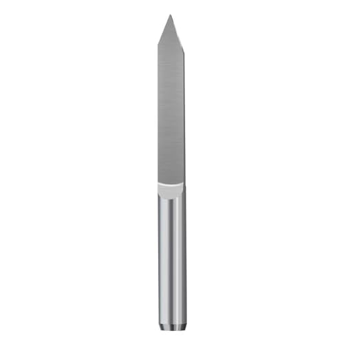 WZFC CNC Flat Bodschnitzwerkzeuge 4mm Schaft -Wolfram -Carbid -V -Gravur -Router Für HolzpvC -Frästeschneider,4x0.3x60d von WZFC