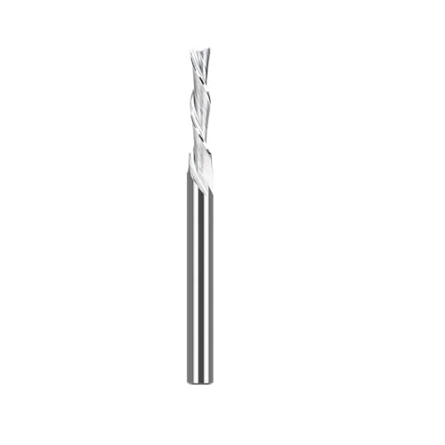 WZFC Down Cut Router Bit 1/8 Shank Carbid Mahlen Cutter 2 Flöte CNC -Maschine Endmühle Für Holzbearbeitung Zum Schneiden,3.175x1.5x8x40L von WZFC