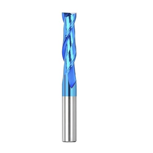 WZFC Flacher Schaftfräser, 6 Mm Schaft, Nano-blau Beschichtet, 2-schneidiger Spiralfräser, Hartmetall-Fräser, CNC-Schaftfräser, 6x32x60 WZFC Flacher Schaftfräser, 6 Mm Schaft, Nano-blau Beschichtet, 2-schneidiger Spiralfräser, Hartmetall-Fräser, CNC-Schaftfräser, 6x32x60 von WZFC
