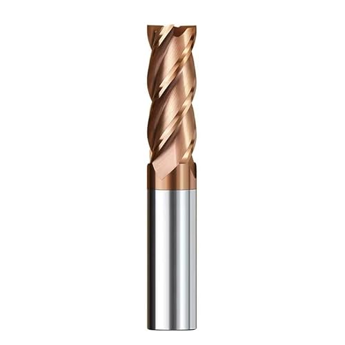 WZFC Fräser 4-Flöten-Schaftfräser Fräser HRC 55 TiALN-beschichtete CNC 4-Flöten-Fräswerkzeuge Hartmetall-Schaftfräser,20xT20x70x150L von WZFC