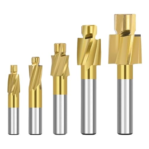 WZFC Pilotschlitzwerkzeug Bit Gegenbore End Mill HSS Fräser,M16.5x26x12x93 WZFC Pilotschlitzwerkzeug Bit Gegenbore End Mill HSS Fräser,M16.5x26x12x93 von WZFC