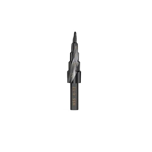 WZFC Stufenbohrer Metallbohrer HSS Kobalt Stufenkegelbohrer Holz/Metall Lochschneider Bohrwerkzeug,4-12mm WZFC Stufenbohrer Metallbohrer HSS Kobalt Stufenkegelbohrer Holz/Metall Lochschneider Bohrwerkzeug,4-12mm von WZFC