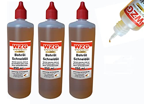 3 Stück 250mL Fl. Bohr u. Schneid ÖL Bohröl Gewindeschneidöl Kühlmittel V2Alschmiermi (3) von WZG