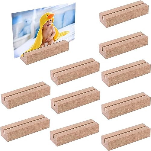 WZHHDM Kartenhalter Holz, 10 Stück Menükartenhalter, für Restaurants Hochzeiten Bankette und Partys Tischkartenhalter WZHHDM Kartenhalter Holz, 10 Stück Menükartenhalter, für Restaurants Hochzeiten Bankette und Partys Tischkartenhalter von WZHHDM