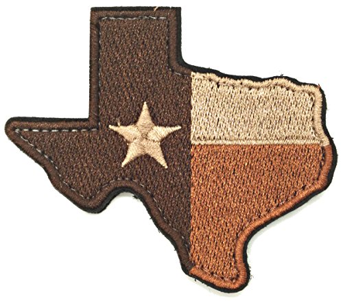 WZT Aufnäher mit Texas-Staat-Flagge, Morale Militär von WZT
