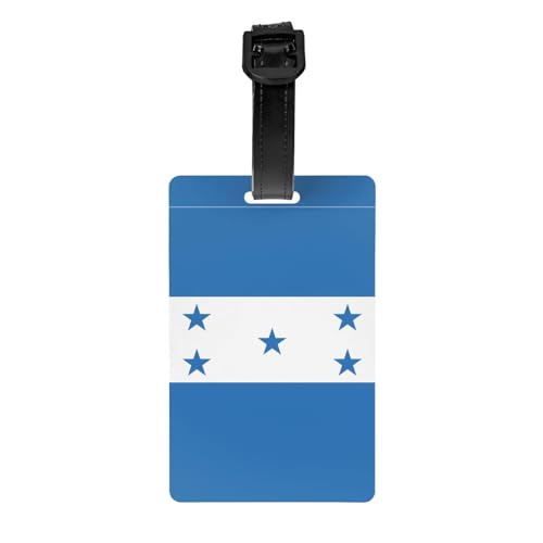 Flagge von Honduras Golftasche, Sichtschutz, abnehmbare Aktentasche (8,4 x 5,3 cm), Kinder-Schultasche, Sporttaschen-Etikett, Reisegepäck-Etikett von WZYCWB
