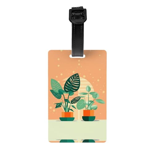 Grünes Schildkrötenpapier-Etikett für Golftaschen, abnehmbare Aktentasche (8,4 x 5,3 cm), Kinder-Schultasche, Sporttaschen-Etikett, Reisegepäck-Etikett von WZYCWB