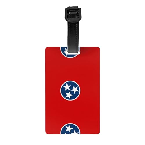 Tennessee Staatsflagge Golftasche, Sichtschutz, abnehmbare Aktentasche (8,4 x 5,3 cm), Kinder-Schultasche, Sporttaschen-Etikett, Reisegepäck-Etikett von WZYCWB