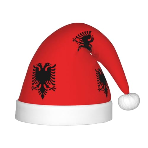 WZYCWB Albanische Flagge Neujahr Party Kinder Hut Weihnachten Event Bühnenaufführung Urlaub Party Szene Kindermode Weihnachtsmütze WZYCWB Albanische Flagge Neujahr Party Kinder Hut Weihnachten Event Bühnenaufführung Urlaub Party Szene Kindermode Weihnachtsmütze von WZYCWB