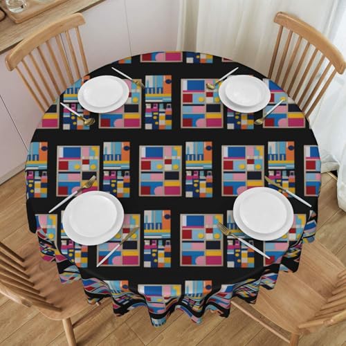 WZYCWB Color Space Sense Runde Spitzentischdecke, 152,4 cm Durchmesser, waschbare Tischdecke, geeignet für Restaurants, Partys, Picknicks, Versammlungen WZYCWB Color Space Sense Runde Spitzentischdecke, 152,4 cm Durchmesser, waschbare Tischdecke, geeignet für Restaurants, Partys, Picknicks, Versammlungen von WZYCWB