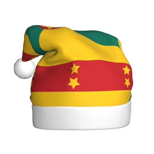 WZYCWB Flagge von Grenada Erwachsene Weihnachtsmütze Unisex Weihnachtsmann Weihnachten Halloween Urlaub Party Erwachsene Plüsch Weihnachtsmütze WZYCWB Flagge von Grenada Erwachsene Weihnachtsmütze Unisex Weihnachtsmann Weihnachten Halloween Urlaub Party Erwachsene Plüsch Weihnachtsmütze von WZYCWB