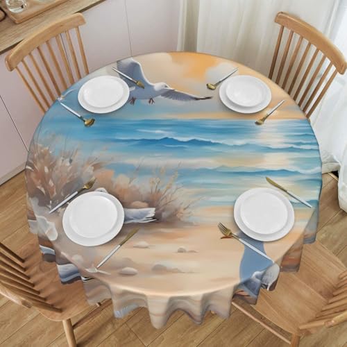 WZYCWB Viele niedliche Möwen runde Spitzentischdecke, 152,4 cm im Durchmesser, waschbare Tischdecke, geeignet für Restaurants, Partys, Picknicks, Versammlungen WZYCWB Viele niedliche Möwen runde Spitzentischdecke, 152,4 cm im Durchmesser, waschbare Tischdecke, geeignet für Restaurants, Partys, Picknicks, Versammlungen von WZYCWB