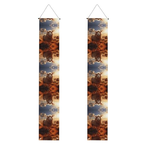 Veranda-Banner WZYWHJ Australisches Schaf, Drucke, Dekor, Wandbehang, Banner, Türschild, für drinnen und draußen, Hof, Party, 30,5 x 180,9 cm Veranda-Banner WZYWHJ Australisches Schaf, Drucke, Dekor, Wandbehang, Banner, Türschild, für drinnen und draußen, Hof, Party, 30,5 x 180,9 cm von WZYWHJ