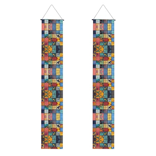 Veranda Banner WZYWHJ Bunte Fliesen Druck Dekor Wandbehang Banner Türschild für Outdoor Indoor Yard Party 30,5 x 180,9 cm Veranda Banner WZYWHJ Bunte Fliesen Druck Dekor Wandbehang Banner Türschild für Outdoor Indoor Yard Party 30,5 x 180,9 cm von WZYWHJ