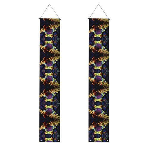 Veranda-Banner "WZYWHJ Peace Tree Frosch", Dekor, Wandbehang, Banner, Türschild, für drinnen und draußen, Hof, Party, 30,5 x 180,9 cm Veranda-Banner "WZYWHJ Peace Tree Frosch", Dekor, Wandbehang, Banner, Türschild, für drinnen und draußen, Hof, Party, 30,5 x 180,9 cm von WZYWHJ