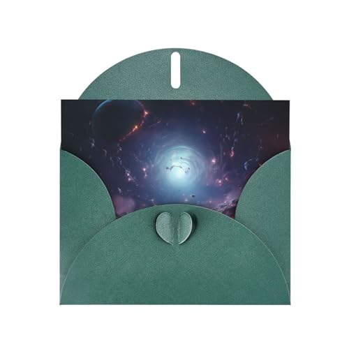 WZYWHJ Dunkelgrüne Urlaubs-Grußkarte, 15,2 x 10,2 cm, mit Umschlag für Weihnachten, Geburtstag, Valentinstag, Party-Einladung, kosmisches blaues Loch WZYWHJ Dunkelgrüne Urlaubs-Grußkarte, 15,2 x 10,2 cm, mit Umschlag für Weihnachten, Geburtstag, Valentinstag, Party-Einladung, kosmisches blaues Loch von WZYWHJ