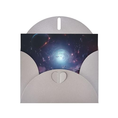 WZYWHJ Graue Urlaubs-Grußkarte, 15,2 x 10,2 cm, mit Umschlag für Weihnachten, Geburtstag, Valentinstag, Party-Einladung, kosmisches blaues Loch WZYWHJ Graue Urlaubs-Grußkarte, 15,2 x 10,2 cm, mit Umschlag für Weihnachten, Geburtstag, Valentinstag, Party-Einladung, kosmisches blaues Loch von WZYWHJ