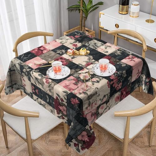 WZYWHJ Quadratische dekorative Tischdecke, 137,2 x 137,2 cm, waschbar, wiederverwendbar, Camouflage-Nähte WZYWHJ Quadratische dekorative Tischdecke, 137,2 x 137,2 cm, waschbar, wiederverwendbar, Camouflage-Nähte von WZYWHJ