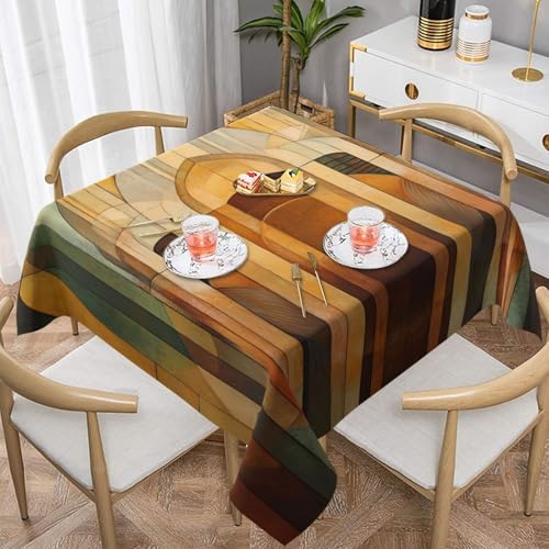 WZYWHJ Quadratische dekorative Tischdecke, 137,2 x 137,2 cm, waschbar, wiederverwendbar, Motiv: The Art of Decoration WZYWHJ Quadratische dekorative Tischdecke, 137,2 x 137,2 cm, waschbar, wiederverwendbar, Motiv: The Art of Decoration von WZYWHJ