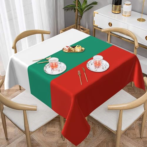 WZYWHJ Quadratische dekorative Tischdecke, 137,2 x 137,2 cm, waschbare und wiederverwendbare Bulgarische Flagge WZYWHJ Quadratische dekorative Tischdecke, 137,2 x 137,2 cm, waschbare und wiederverwendbare Bulgarische Flagge von WZYWHJ