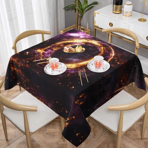 WZYWHJ Quadratische dekorative Tischdecke, 137,2 x 137,2 cm, waschbare und wiederverwendbare Sternring-Universum-Muster WZYWHJ Quadratische dekorative Tischdecke, 137,2 x 137,2 cm, waschbare und wiederverwendbare Sternring-Universum-Muster von WZYWHJ
