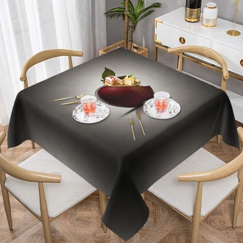 WZYWHJ Quadratische dekorative Tischdecke, 152,4 x 152,4 cm, waschbar, wiederverwendbar, Motiv: roter Apfel WZYWHJ Quadratische dekorative Tischdecke, 152,4 x 152,4 cm, waschbar, wiederverwendbar, Motiv: roter Apfel von WZYWHJ