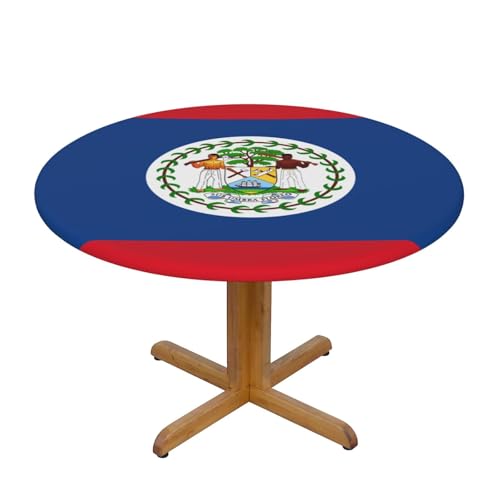 WZYWHJ Runde Tischdecke mit Belize-Flaggen-Druck, wasserdicht, knitterfrei, für Esstischdekoration, Tischdecke WZYWHJ Runde Tischdecke mit Belize-Flaggen-Druck, wasserdicht, knitterfrei, für Esstischdekoration, Tischdecke von WZYWHJ