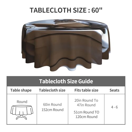 WZYWHJ Runde lange Tischdecke mit Toiletten-Kätzchen-Motiv, Anti-Überlauf und knitterfrei, Esstischdecke, 152,4 cm WZYWHJ Runde lange Tischdecke mit Toiletten-Kätzchen-Motiv, Anti-Überlauf und knitterfrei, Esstischdecke, 152,4 cm von WZYWHJ