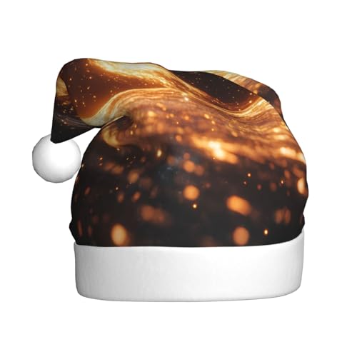 WZYWHJ Weihnachtsmannmütze für Erwachsene für Urlaub und Weihnachtsfeiern, jährliche Zeremonien, Sternring, Vortex-Muster WZYWHJ Weihnachtsmannmütze für Erwachsene für Urlaub und Weihnachtsfeiern, jährliche Zeremonien, Sternring, Vortex-Muster von WZYWHJ