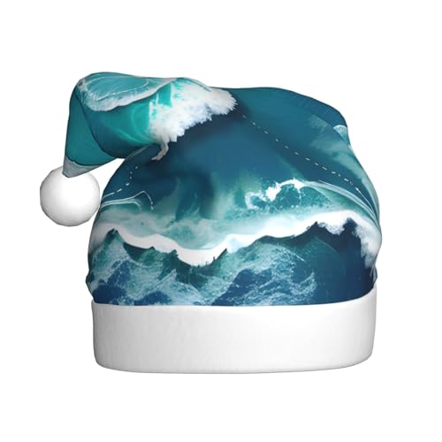 WZYWHJ Weihnachtsmütze für Erwachsene – Ornament-Stirnband für Feiertage, Partys und Kostümveranstaltungen, Motiv: Meer der Liebe von WZYWHJ
