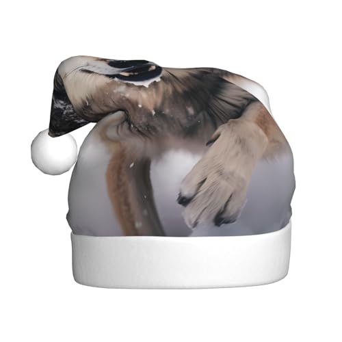 WZYWHJ Weihnachtsmütze für Erwachsene – Ornament-Stirnband für Feiertage, Partys und Kostümveranstaltungen, Wölfe bedruckt WZYWHJ Weihnachtsmütze für Erwachsene – Ornament-Stirnband für Feiertage, Partys und Kostümveranstaltungen, Wölfe bedruckt von WZYWHJ